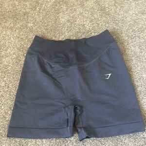 Gymshark Navy Blue Bike Shorts